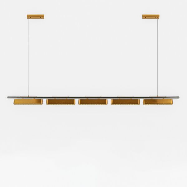 انارة معلقة مودرن 220 سم - ذهبي