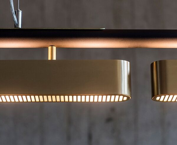 انارة معلقة مودرن 220 سم - ذهبي