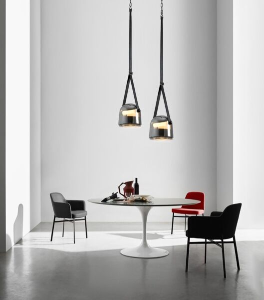 اضاءة معلقة مودرن رينو - اسود