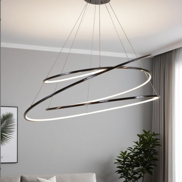 اضاءة معلقة مودرن نيزو - اسود