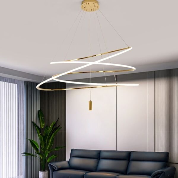 اضاءة معلقة مودرن 60 واط نيزو - ذهبي