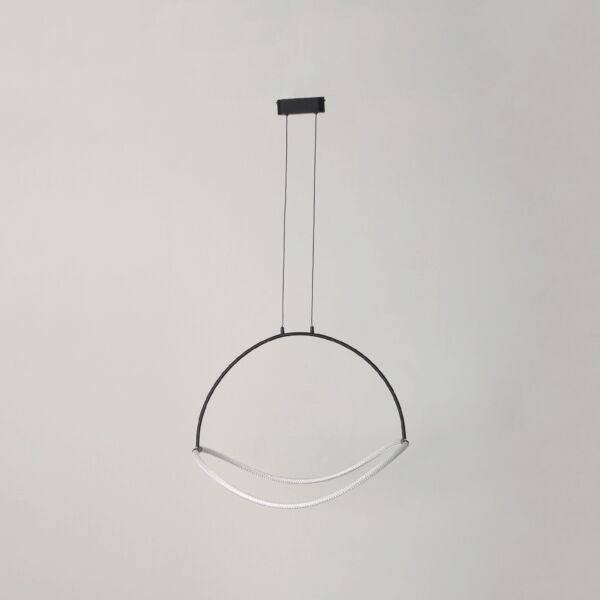 اضاءة معلقة مودرن بارو 55 سم - اسود