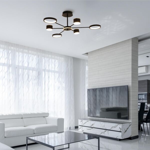 انارة معلقة علي شكل اذرع