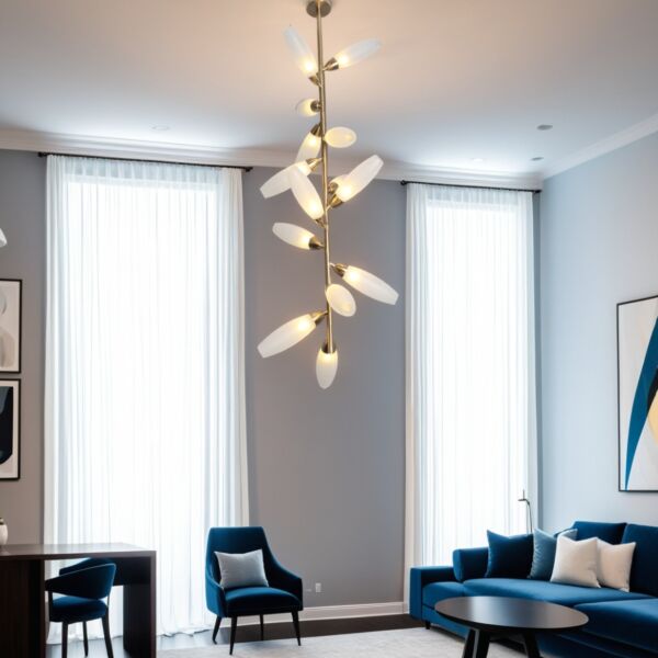 اضاءة معلقة مودرن ليندا - ذهبي