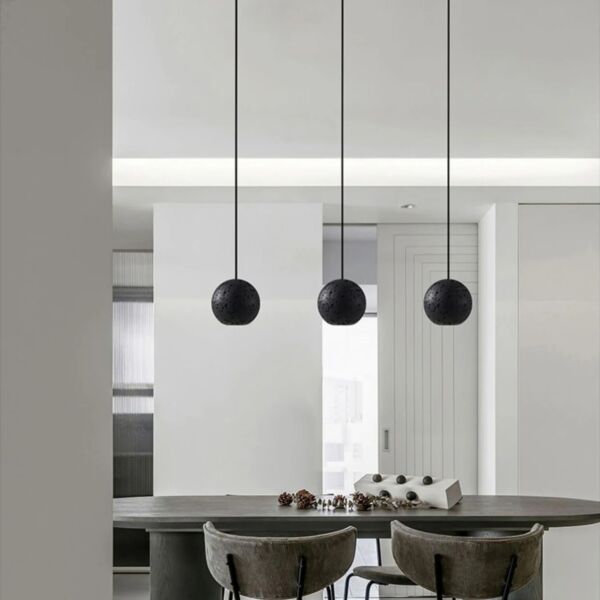 انارة معلقة اسود بدون لمبة