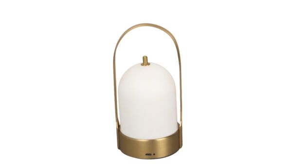 ابجورة طاولة مودرن 23سم بالبطارية - ذهبي