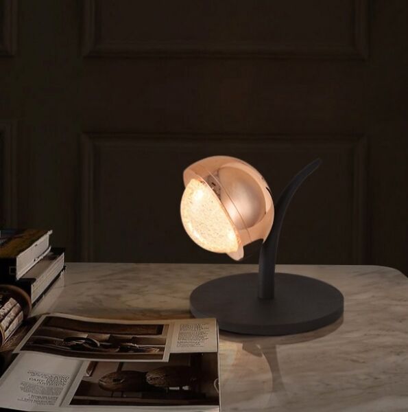 ابجورة طاولة مودرن 6 واط مايلا - أسود