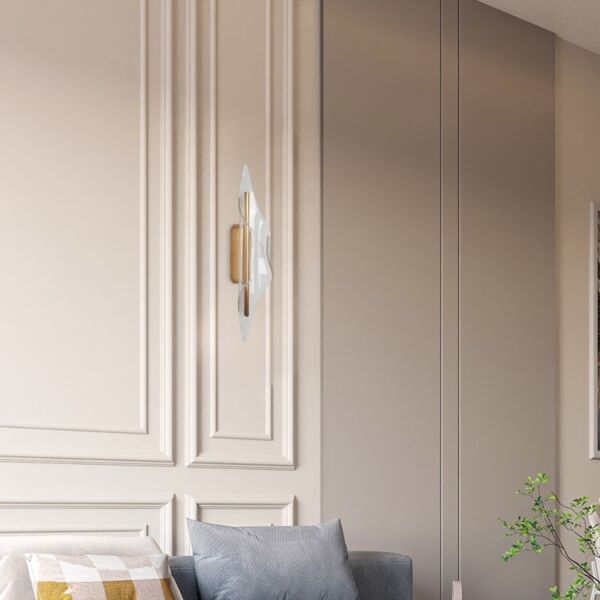 إبليك جداري داخلي مودرن 14سم - ذهبي