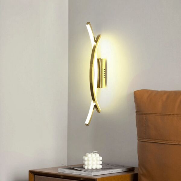 إبليك جداري مودرن 9واط - ذهبي