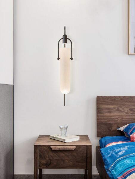 إبليك جداري مودرن بدون لمبة - اسود