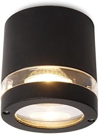 إضاءة جدارية خارجية بدون لمبة - اسود