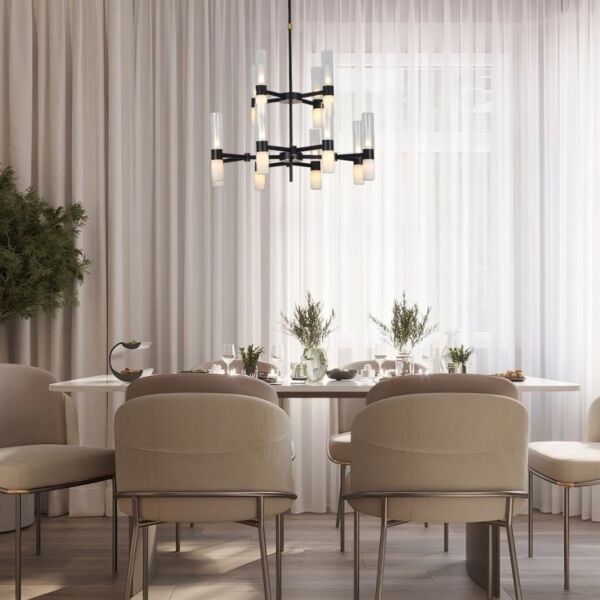 ثريا علاقي مودرن روشيه - اسود وذهبي