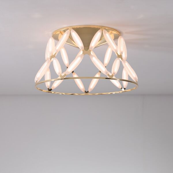 ثريا مودرن دائرية - ذهبي