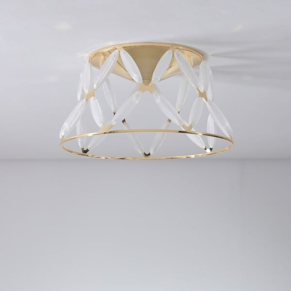 ثريا مودرن دائرية - ذهبي