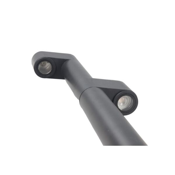 عمود حديقة 90 سم مع مستويين من الاضاءة G10 - اسود