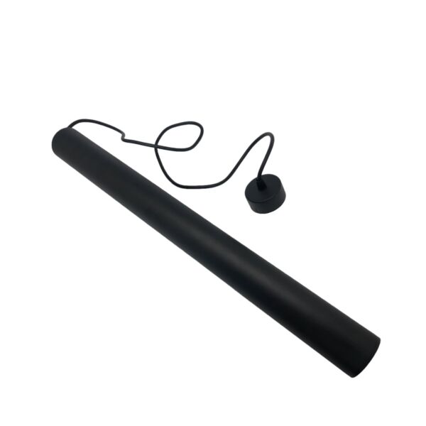 انارة معلقة اسطوانية شواجا أسود 60 سم