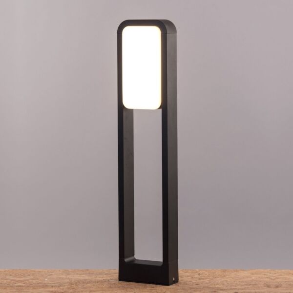 عامود حديقة 80 سم 3000 كلفن - اسود