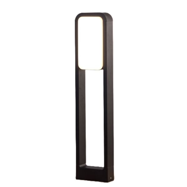 عامود حديقة 80 سم 3000 كلفن - اسود