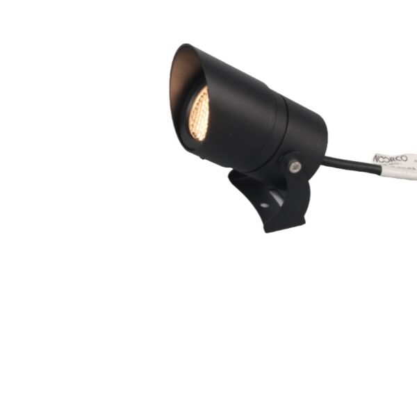  إنارة أرضية كشاف بدون لمبة MR16 - اسود
