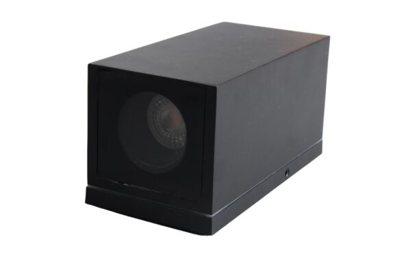 إضاءة جدارية خارجية اتجاهين GU10 - اسود