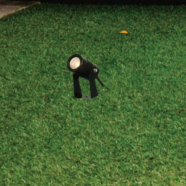 انارة غرس اسود 3000K زاوية 24 درجة IP65 - اسود