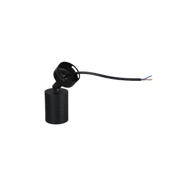 كشاف خارجي اسود مع حزام للتركيب حول الاشجار - اسود