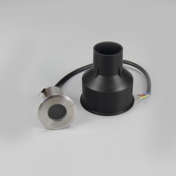 انارة ارضية 2 واط 3000K زاوية 10 درجة IP67 - اسود