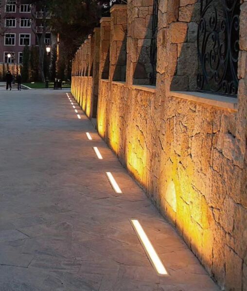 إنارة أرضية وال وشر 50 واط قابل للتوجيه - 1 متر