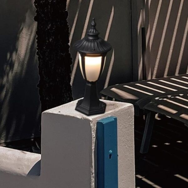 انارة سور خارجي اسود E27 سوان - اسود