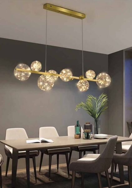 إنارة معلقة مودرن 20واط - ذهبي