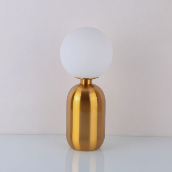 اباجورة ذهبي حجم 15 سم