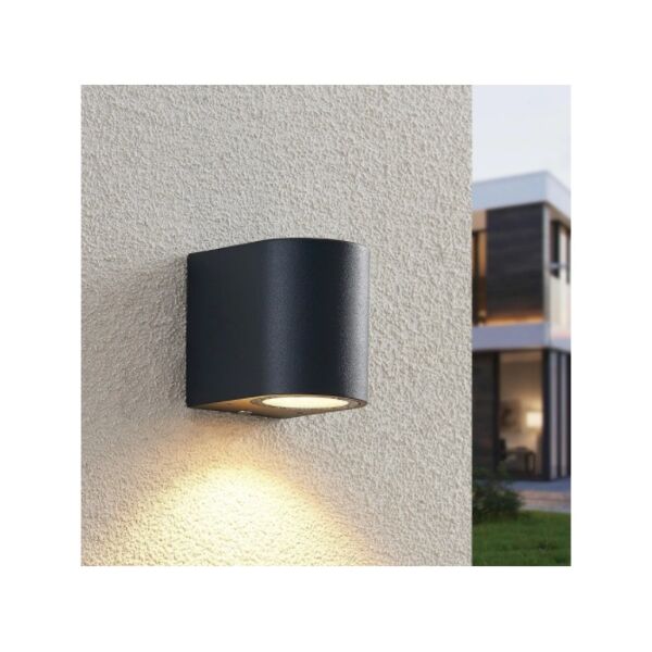 جداري دائري خارجي اتجاة واحد بدون لمبة 1xG10 اسود