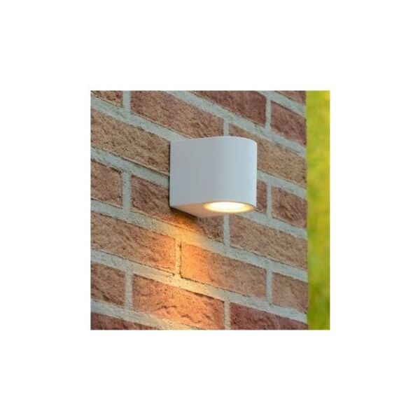 جداري دائري خارجي اتجاة واحد بدون لمبة 1xG10 ابيض