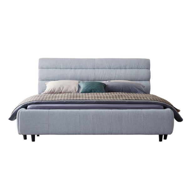 سرير كينغ سكالا - رمادي