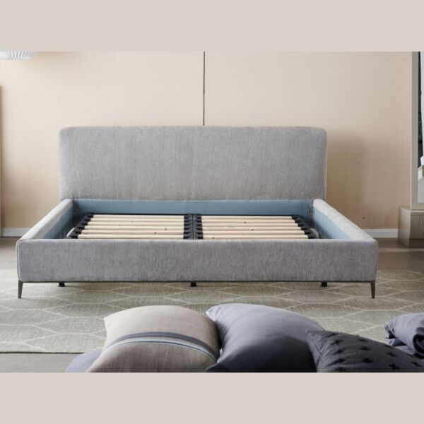سرير كينغ شينزو - رمادي