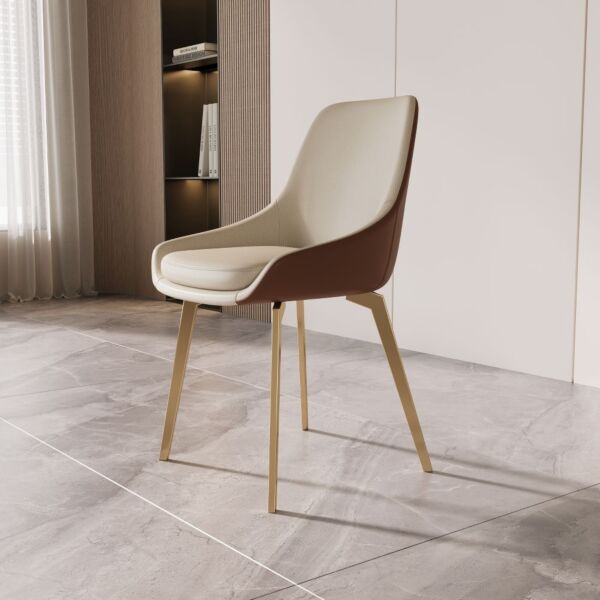 كرسي طاولة طعام سيانا - بيج فاتح