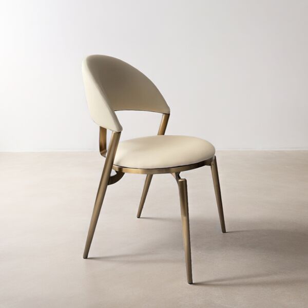 كرسي طعام ايلينا - ابيض