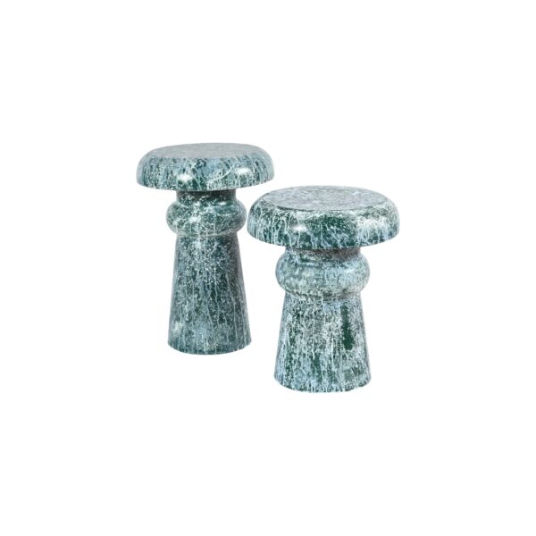 طقم طاولتين جانبيتان فيودور - اخضر ومتعدد الالوان