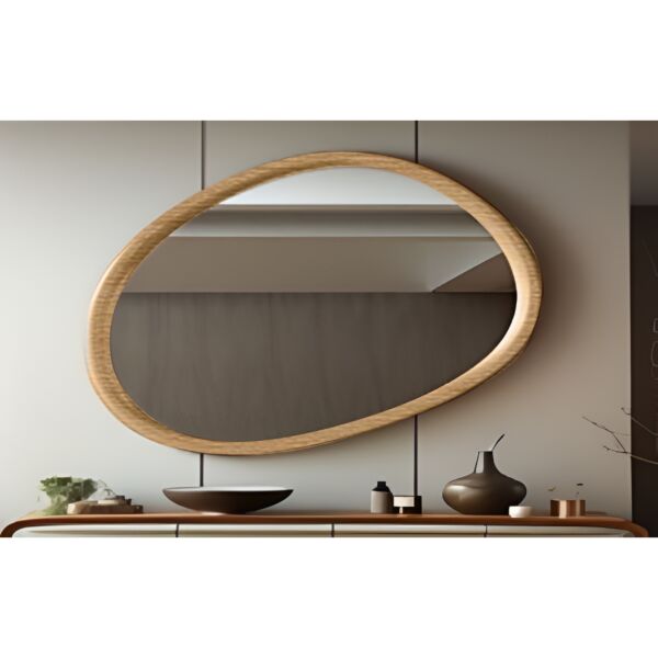 مرأة بأطار خشبي نورسين سيليا