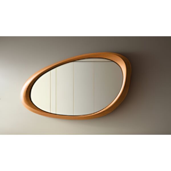 مرأة بأطار خشبي نورسين نانيس