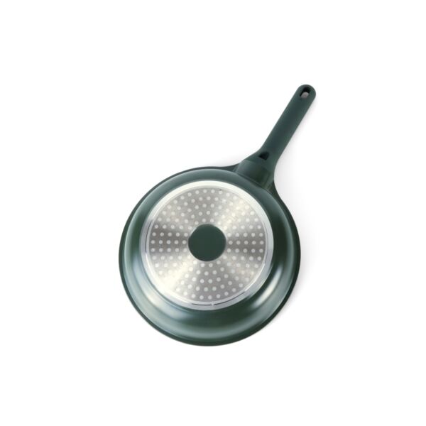 مقلاة غير لاصقة 28 سم - اخضر وأسود