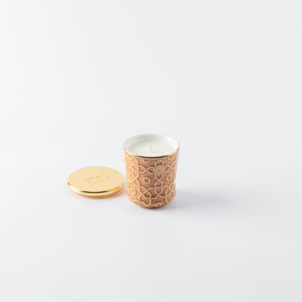 شمعة صغيرة معطرة فاخرة من روزيت - برتقالي