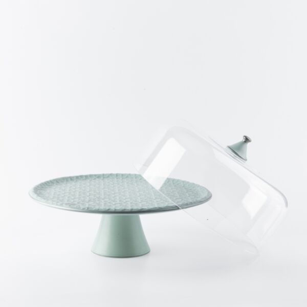 طقم حامل كيك وحلويات الكيك من روزيت 9 قطع - أزرق