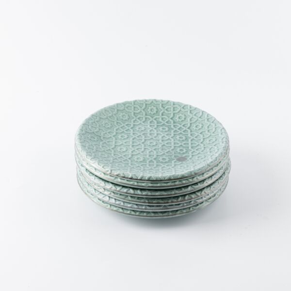 طقم حامل كيك وحلويات الكيك من روزيت 9 قطع - أزرق