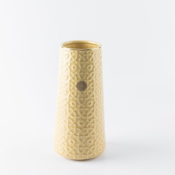 فازة ورد كبيرة من روزيت - عاجي