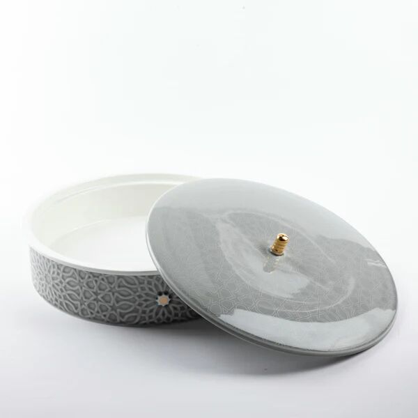 تمرية حجم كبير من اصالة - رمادي وذهبي