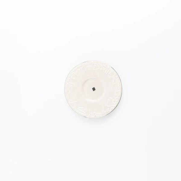 طقم فنجان قهوة تركي 12 قطعة من جوار - بيج وفضي