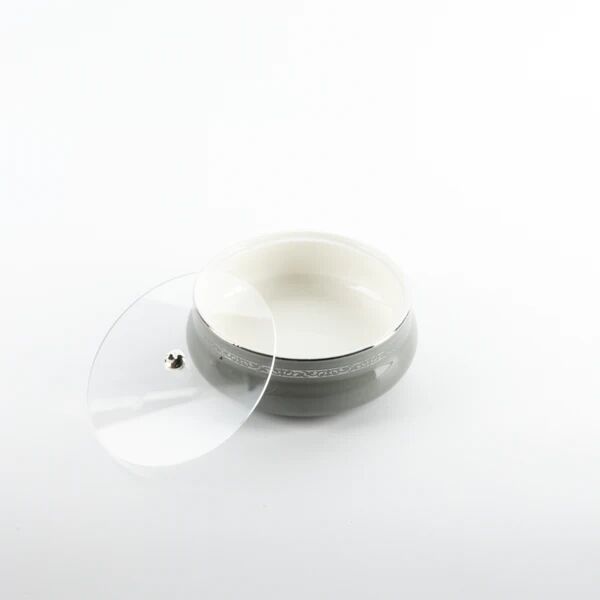 تمرية حجم وسط من نقش - رمادي وفضي