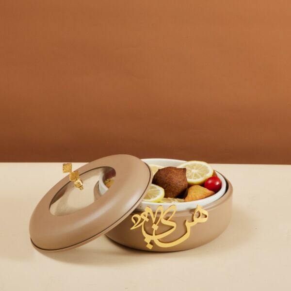 حافظة تقديم طعام من ديوان - بني