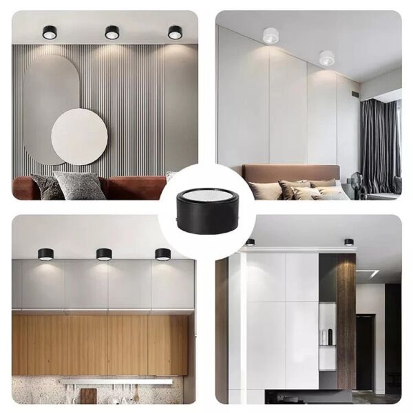 كشاف سلندر غطاء ابيض 15 واط